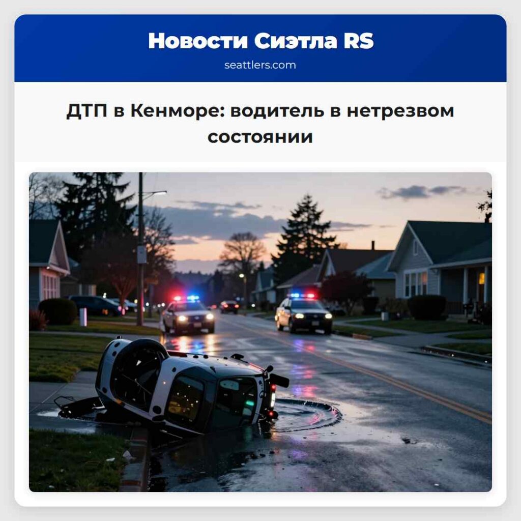 ДТП в Кенморе: водитель в нетрезвом состоянии