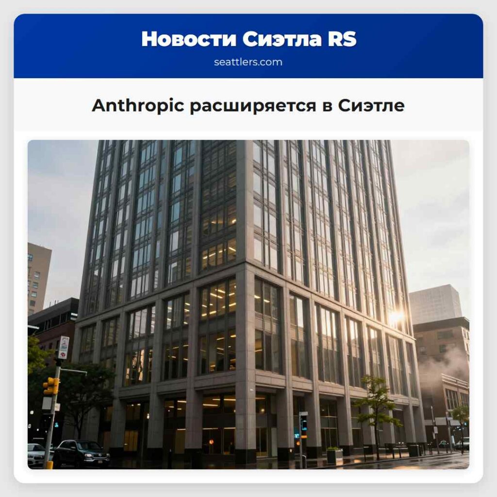 Anthropic расширяется в Сиэтле