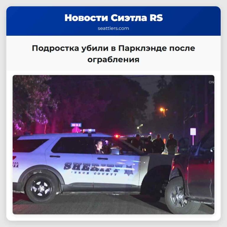 Подростка убили в Парклэндe после ограбления