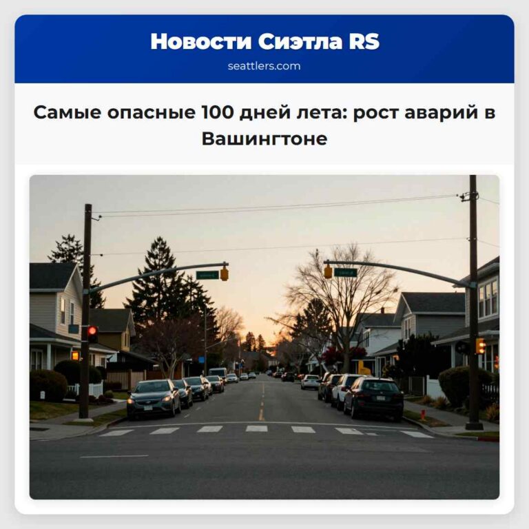 Самые опасные 100 дней лета рост аварий в Вашингтоне