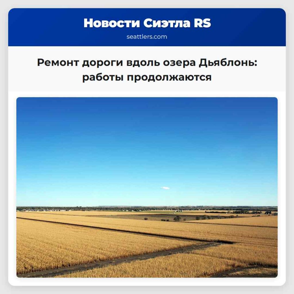 Ремонт дороги вдоль озера Дьяблонь: работы