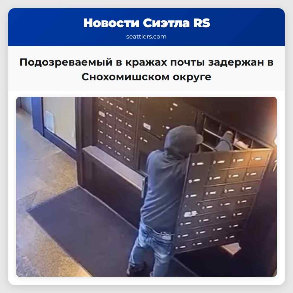 Подозреваемый в кражах почты задержан в
