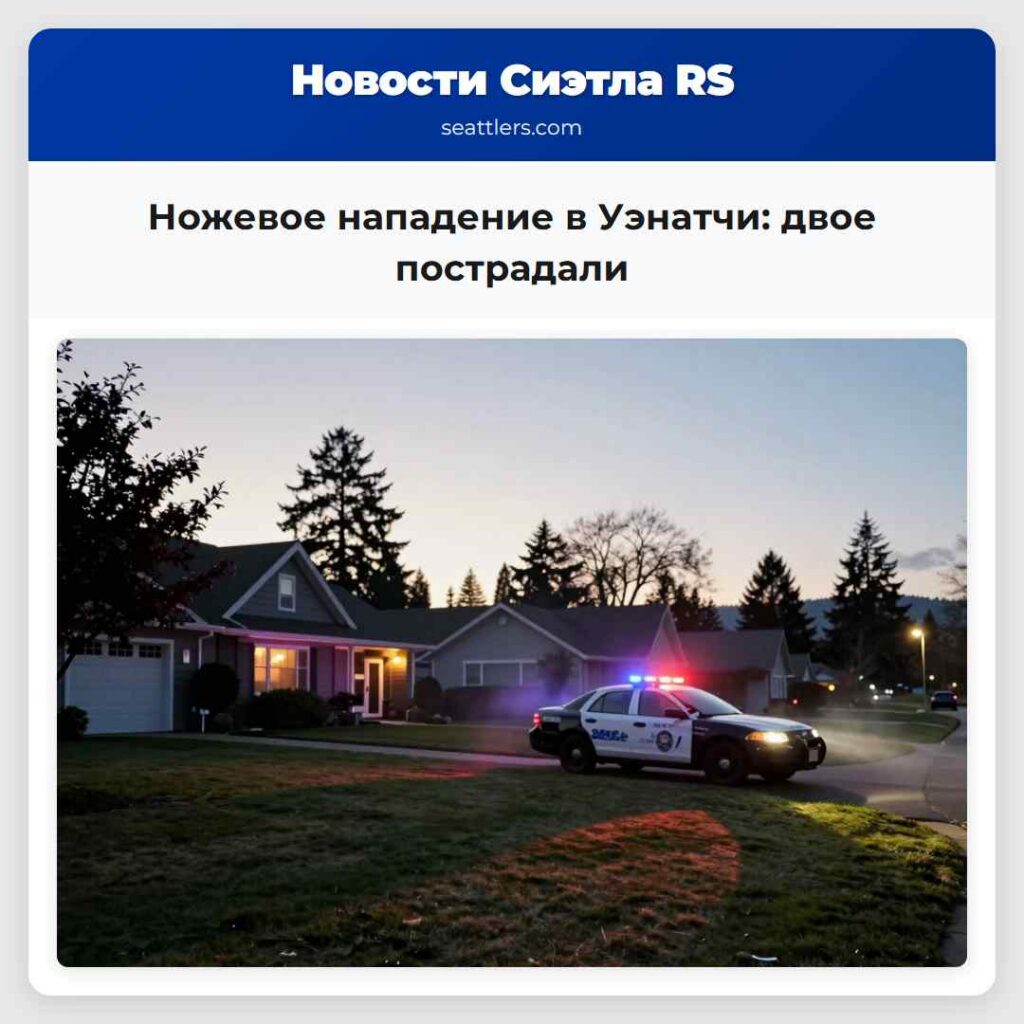 Ножевое нападение в Уэнатчи: двое пострадали