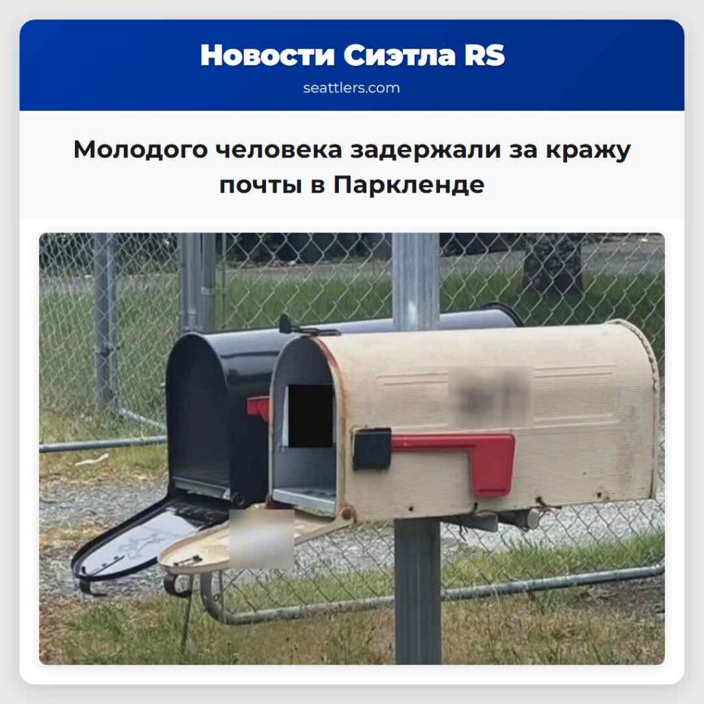 Молодого человека задержали за кражу почты в