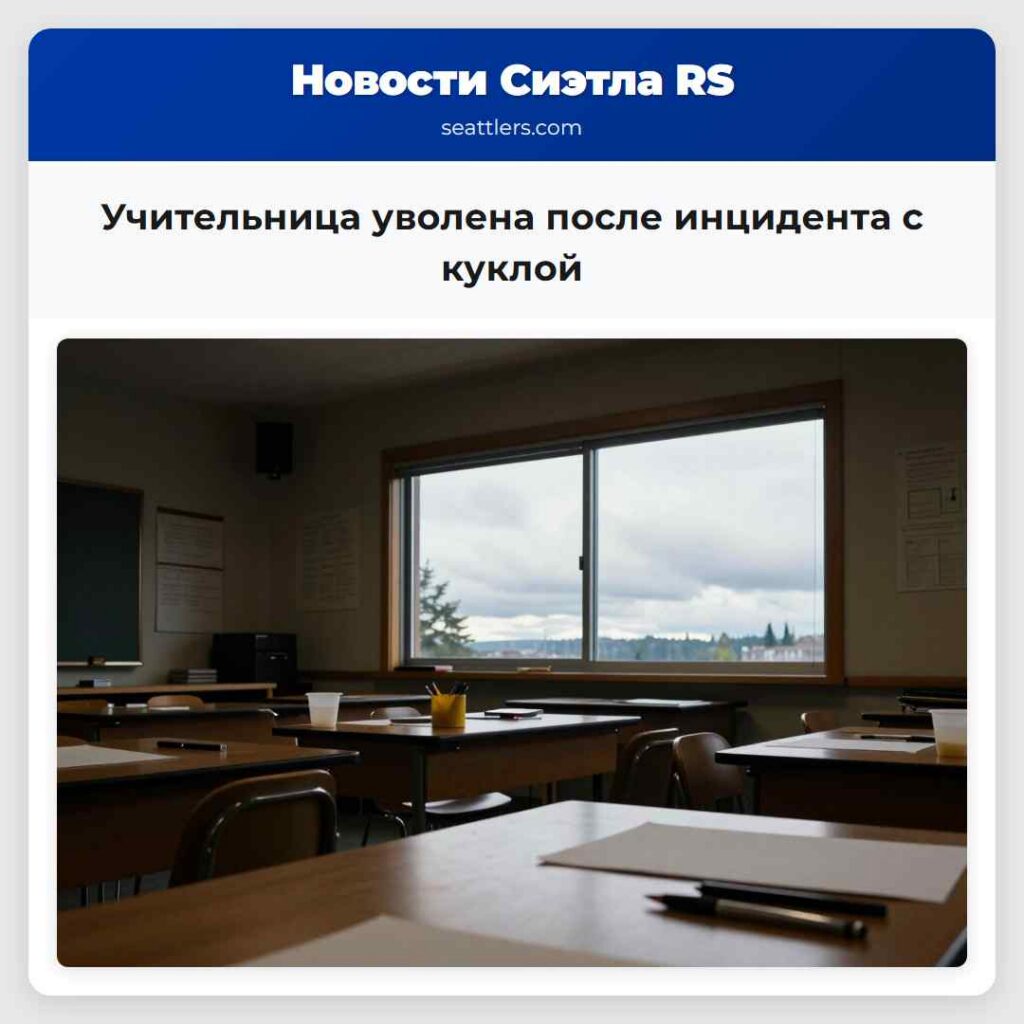 Учительница уволена после инцидента с куклой