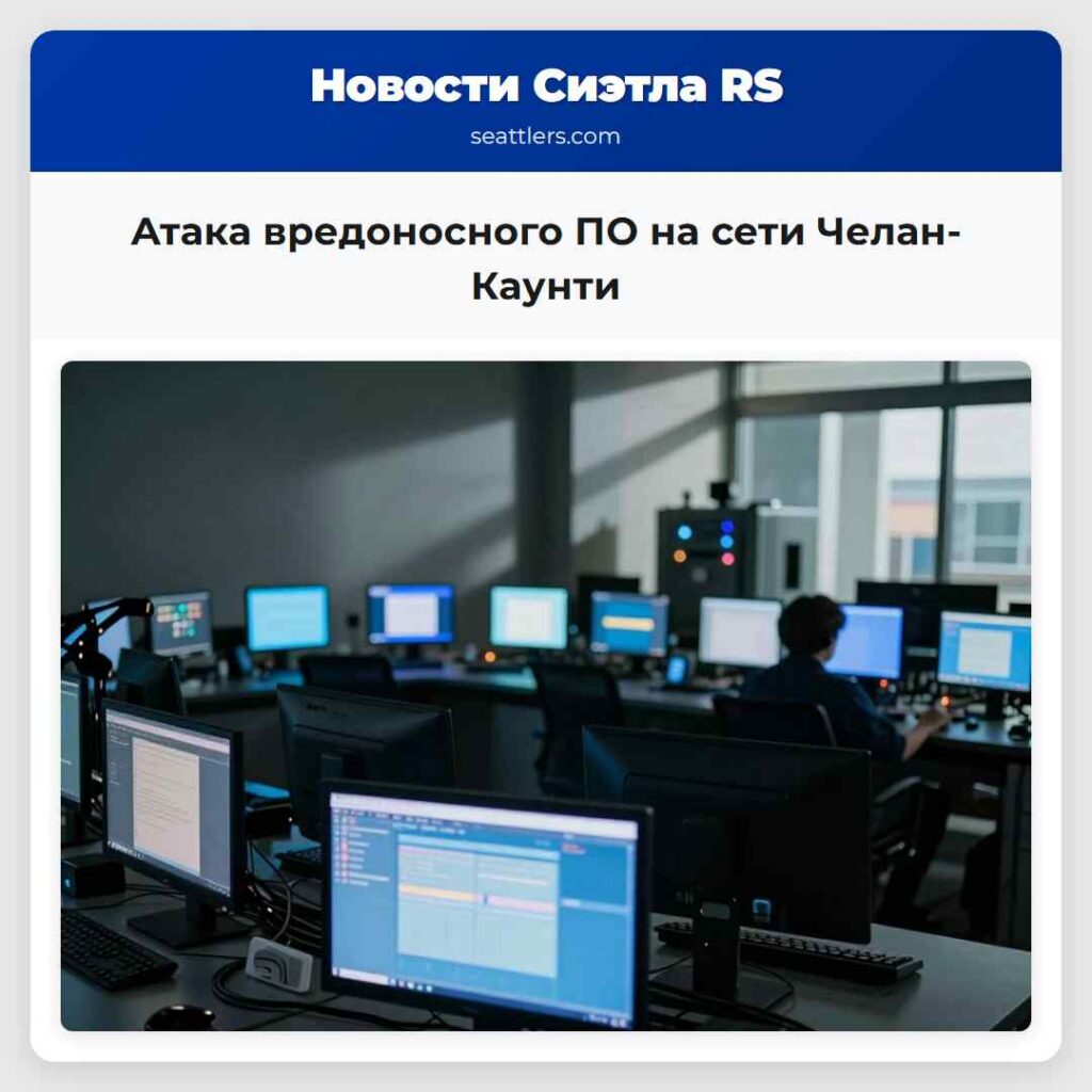 Атака вредоносного ПО на сети Челан-Каунти