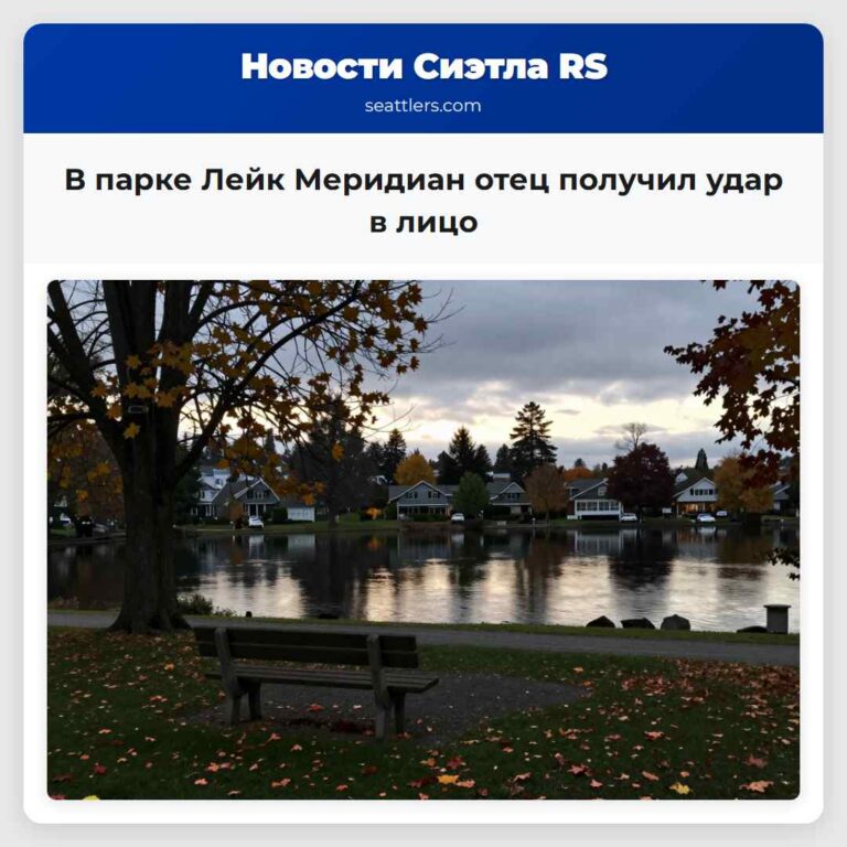 В парке Лейк Меридиан отец получил удар в лицо