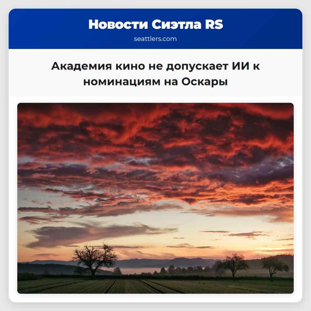Академия кино не допускает ИИ к номинациям на