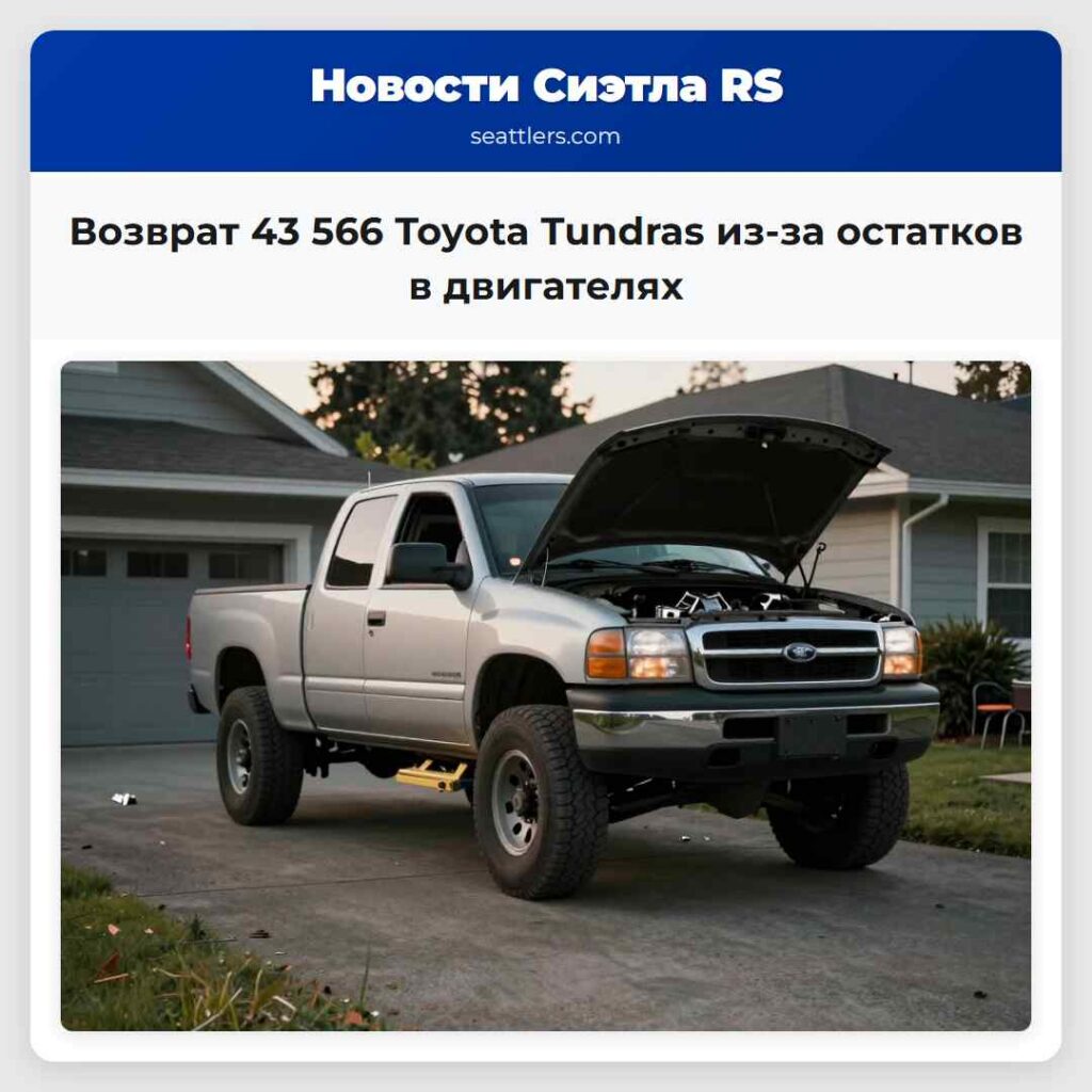 Возврат 43 566 Toyota Tundras из-за остатков в