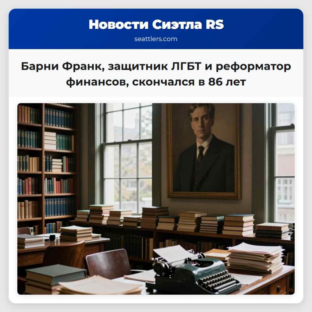 Барни Франк, защитник ЛГБТ и реформатор финансов,