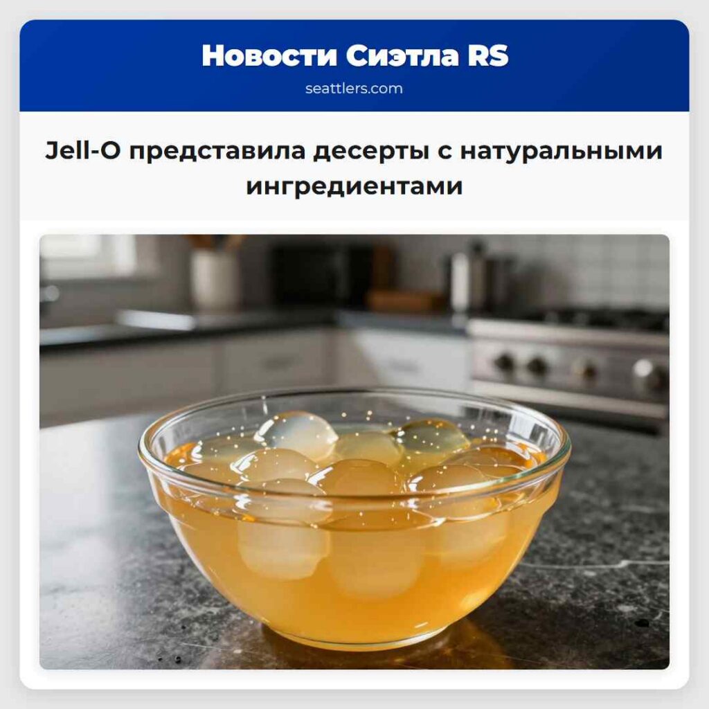 Jell-O представила десерты с натуральными