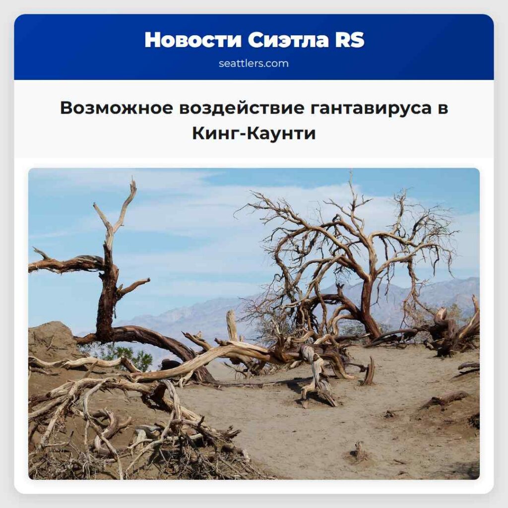 Возможное воздействие гантавируса в Кинг-Каунти