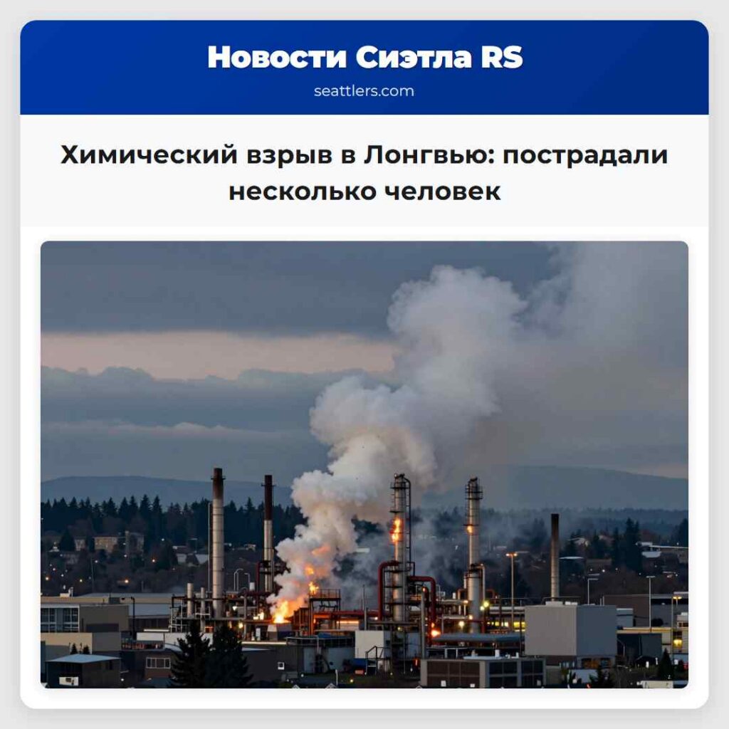 Химический взрыв в Лонгвью: пострадали несколько