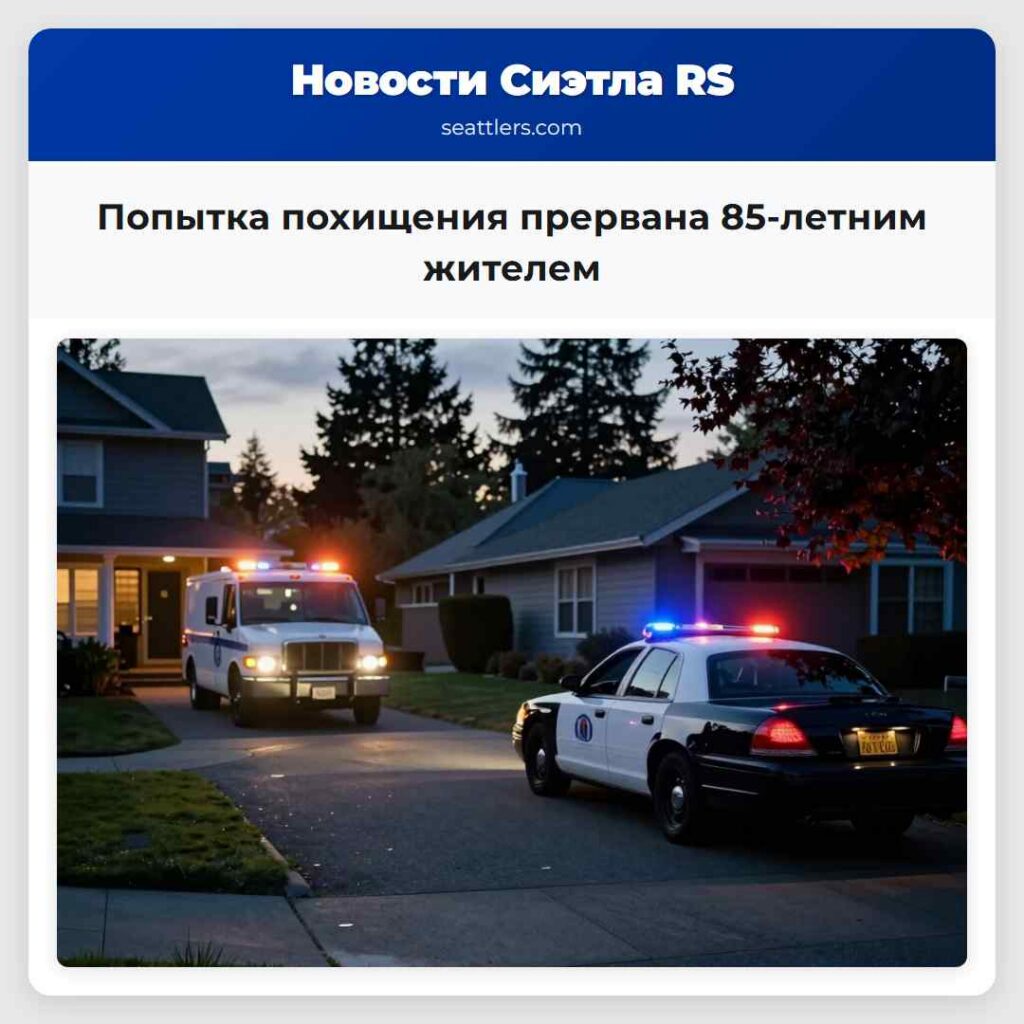 Попытка похищения прервана 85-летним жителем