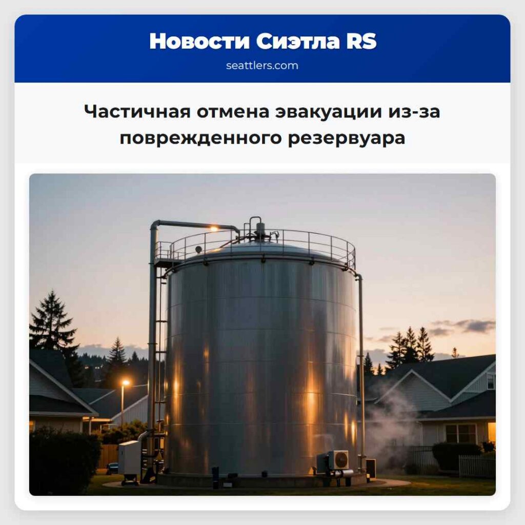 Частичная отмена эвакуации из-за поврежденного