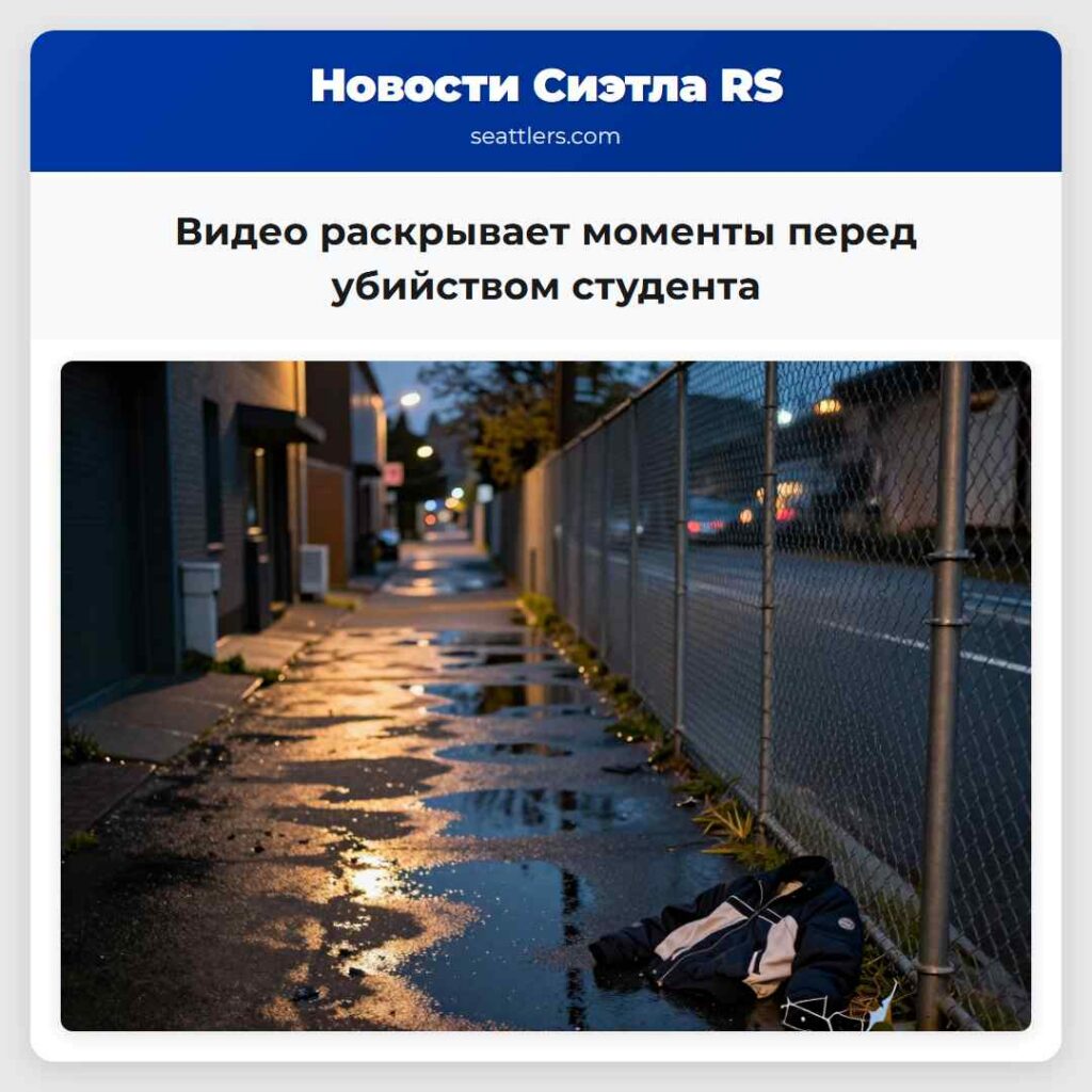 Видео раскрывает моменты перед убийством студента