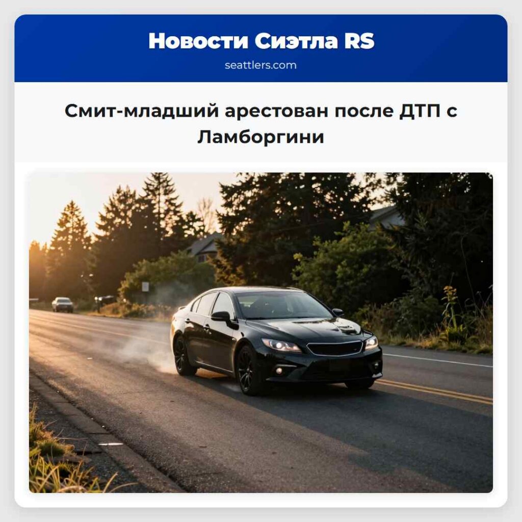 Смит-младший арестован после ДТП с Ламборгини