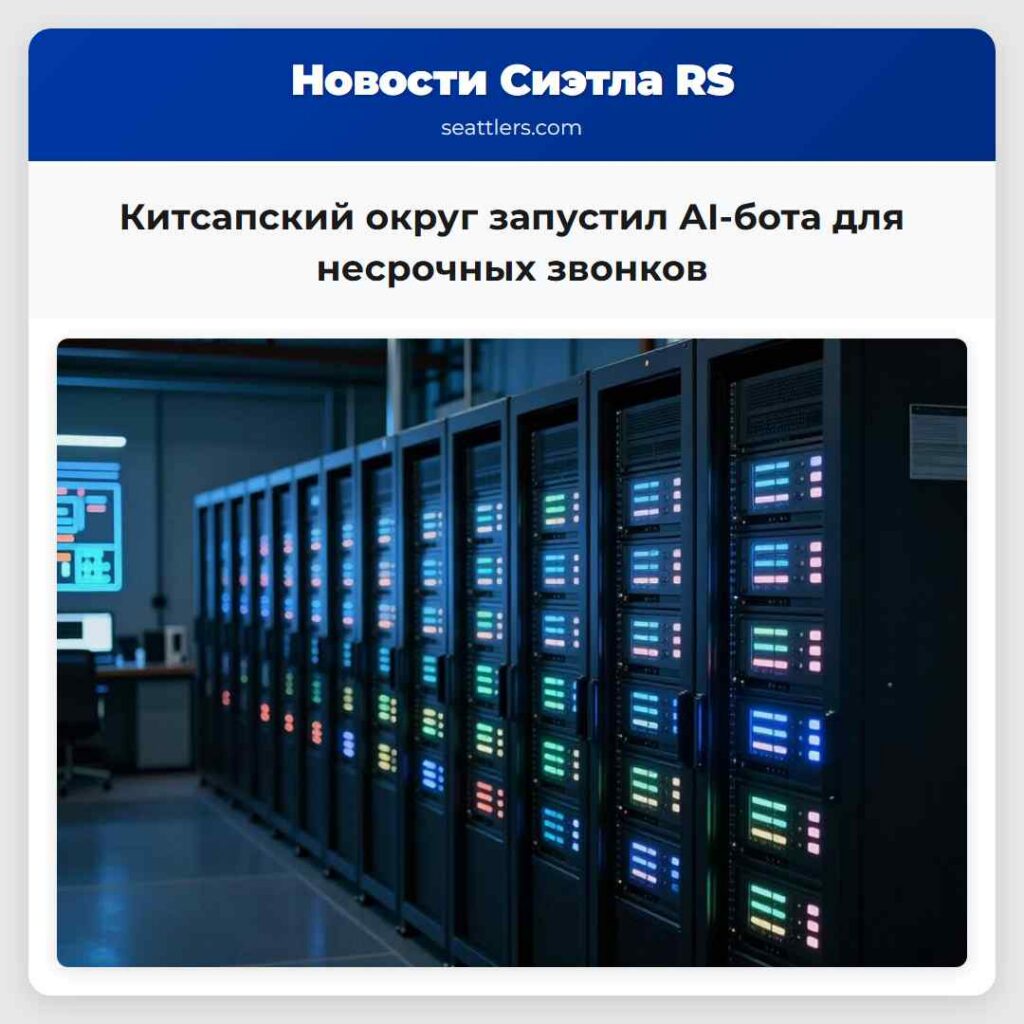 Китсапский округ запустил AI-бота для несрочных