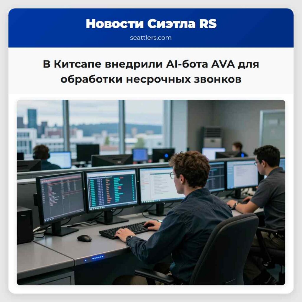В Китсапе внедрили AI-бота AVA для обработки