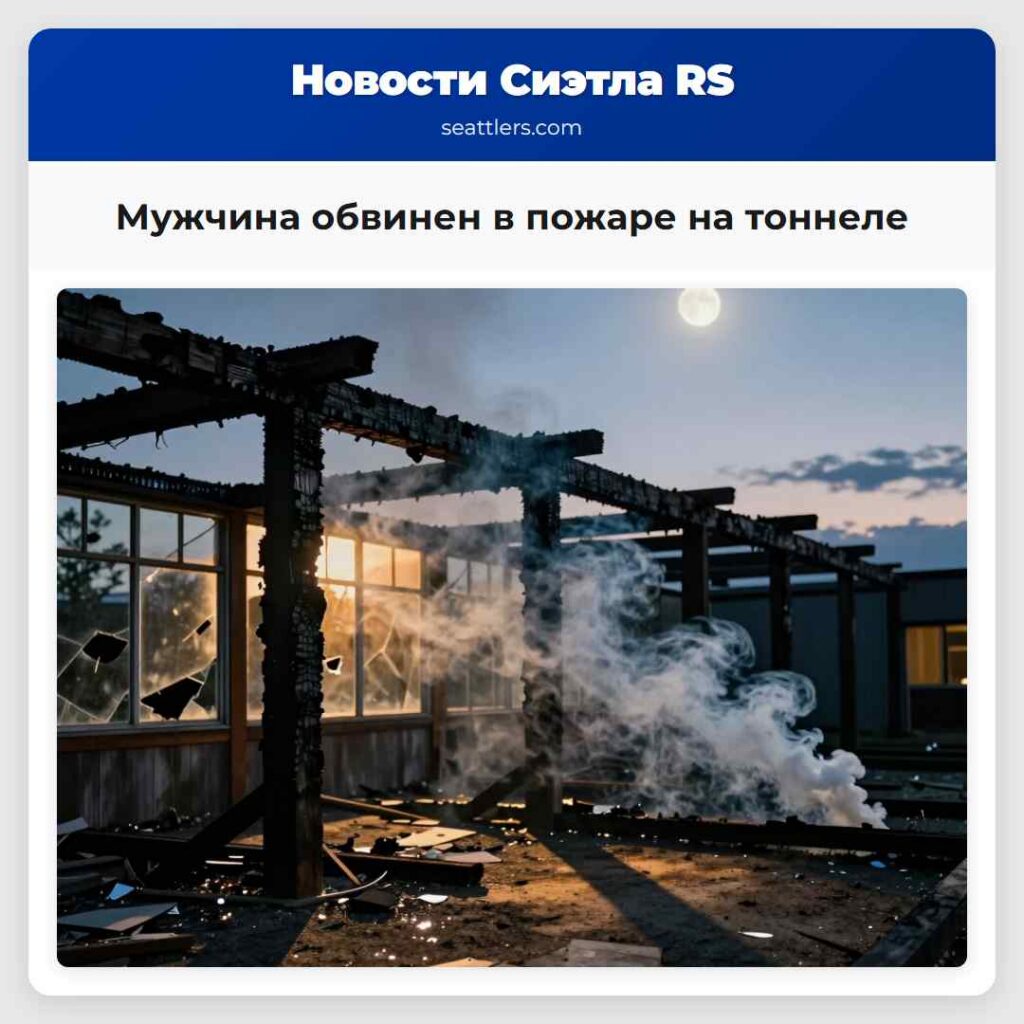Мужчина обвинен в пожаре на тоннеле