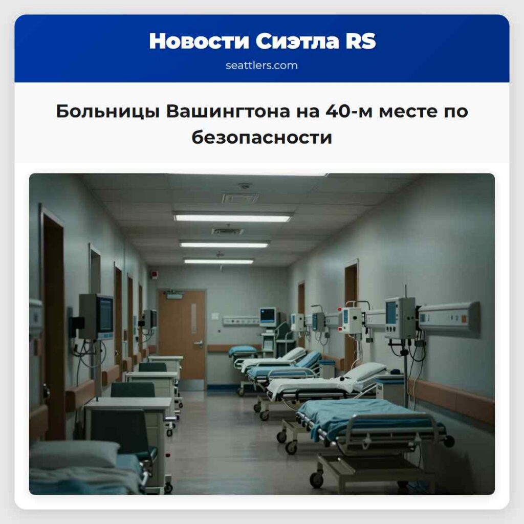 Больницы Вашингтона на 40-м месте по безопасности