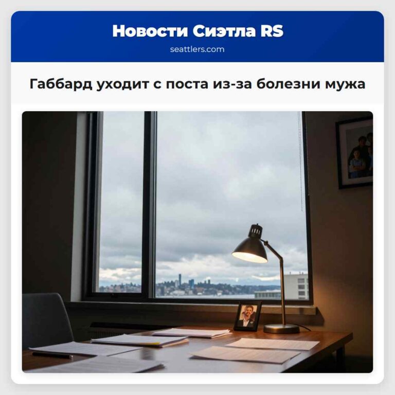 Габбард уходит с поста из-за болезни мужа