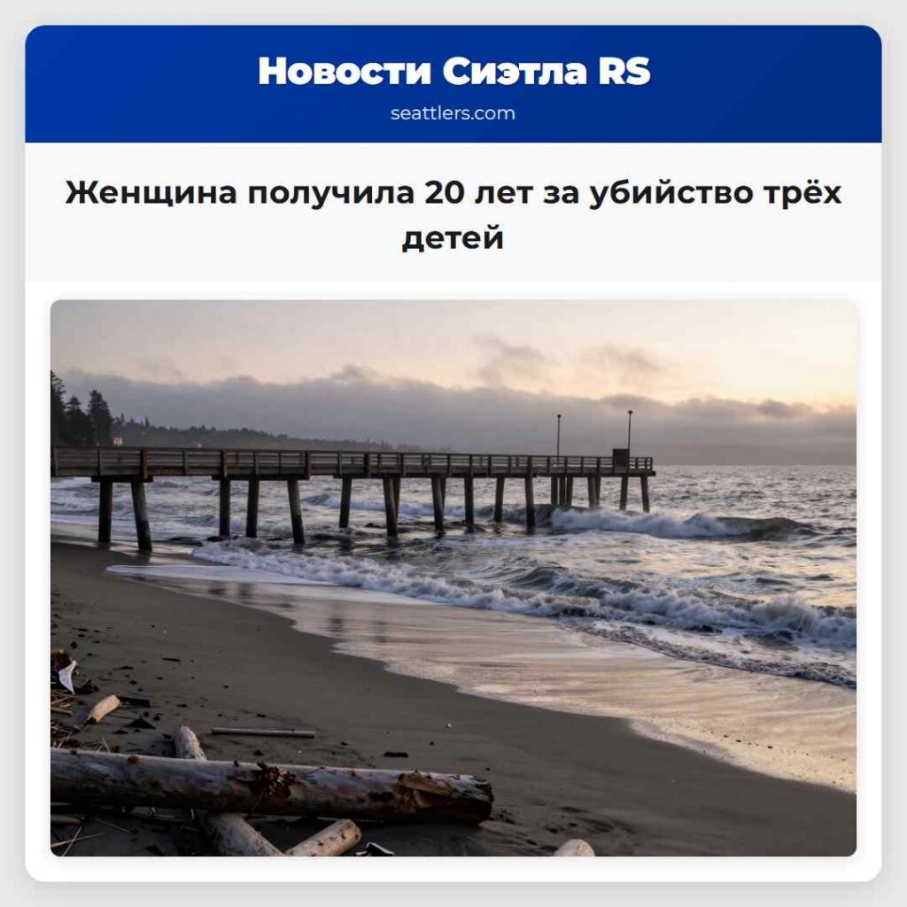 Женщина получила 20 лет за убийство трёх детей