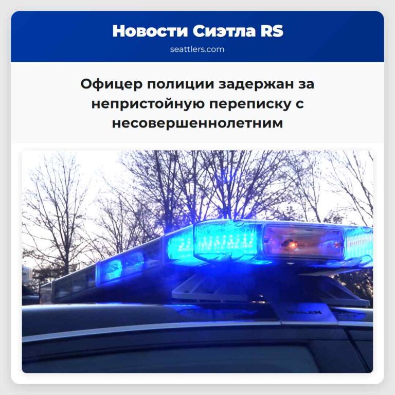 Офицер полиции задержан за непристойную переписку с несовершеннолетним