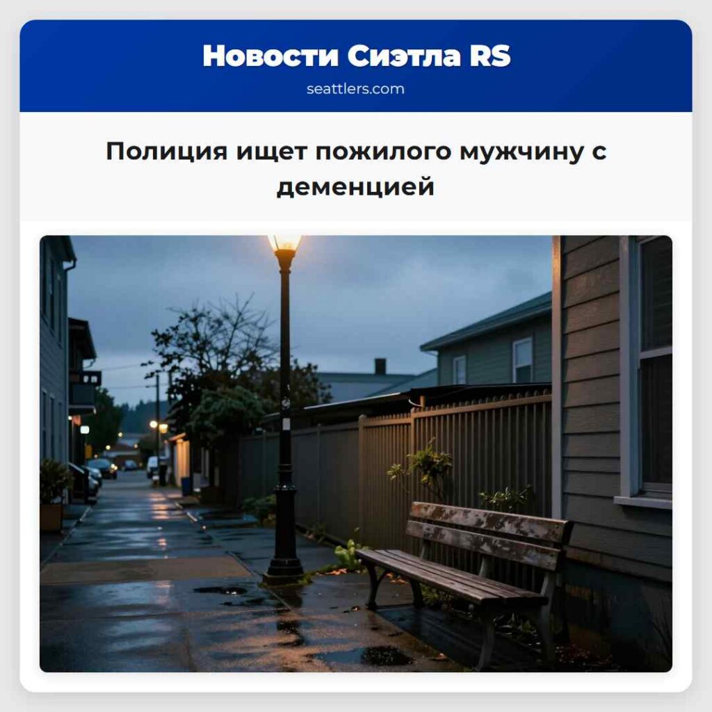 Полиция ищет пожилого мужчину с деменцией