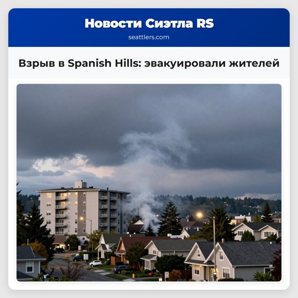 Взрыв в Spanish Hills: эвакуировали жителей