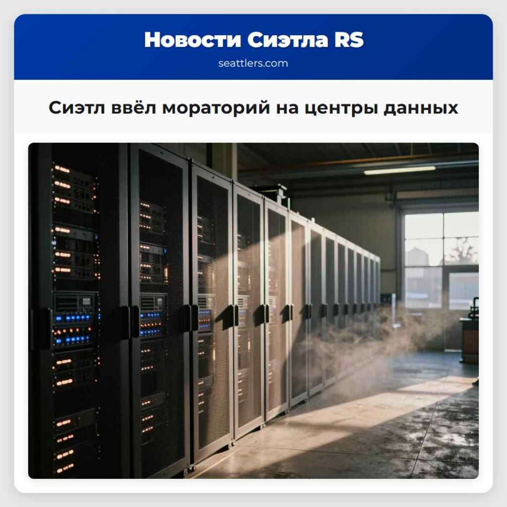 Сиэтл ввёл мораторий на центры данных