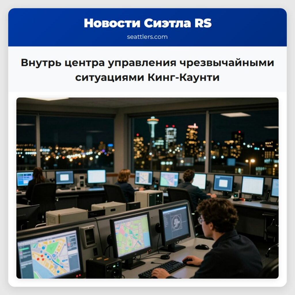 Внутрь центра управления чрезвычайными ситуациями