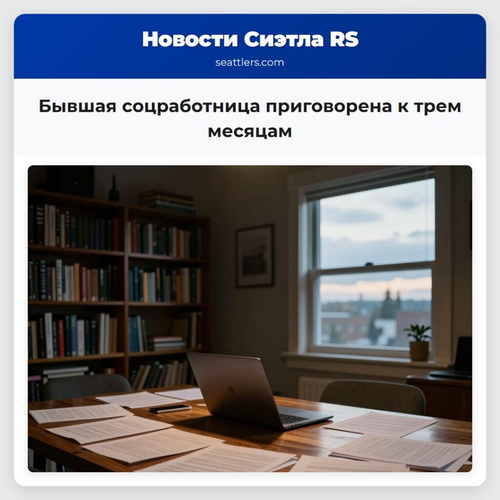 Бывшая соцработница приговорена к трем месяцам