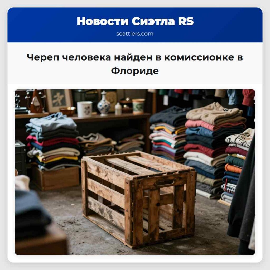 Череп человека найден в комиссионке в Флориде