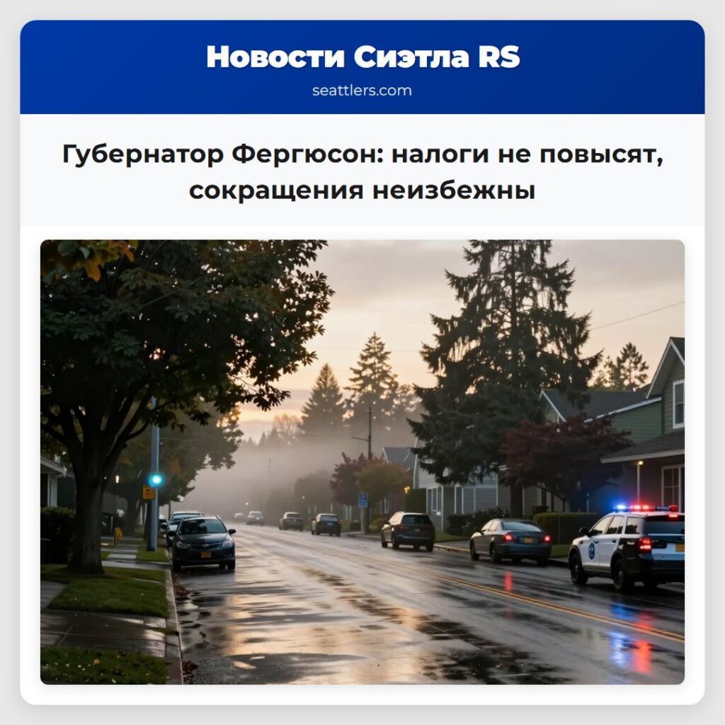 Губернатор Фергюсон: налоги не повысят,
