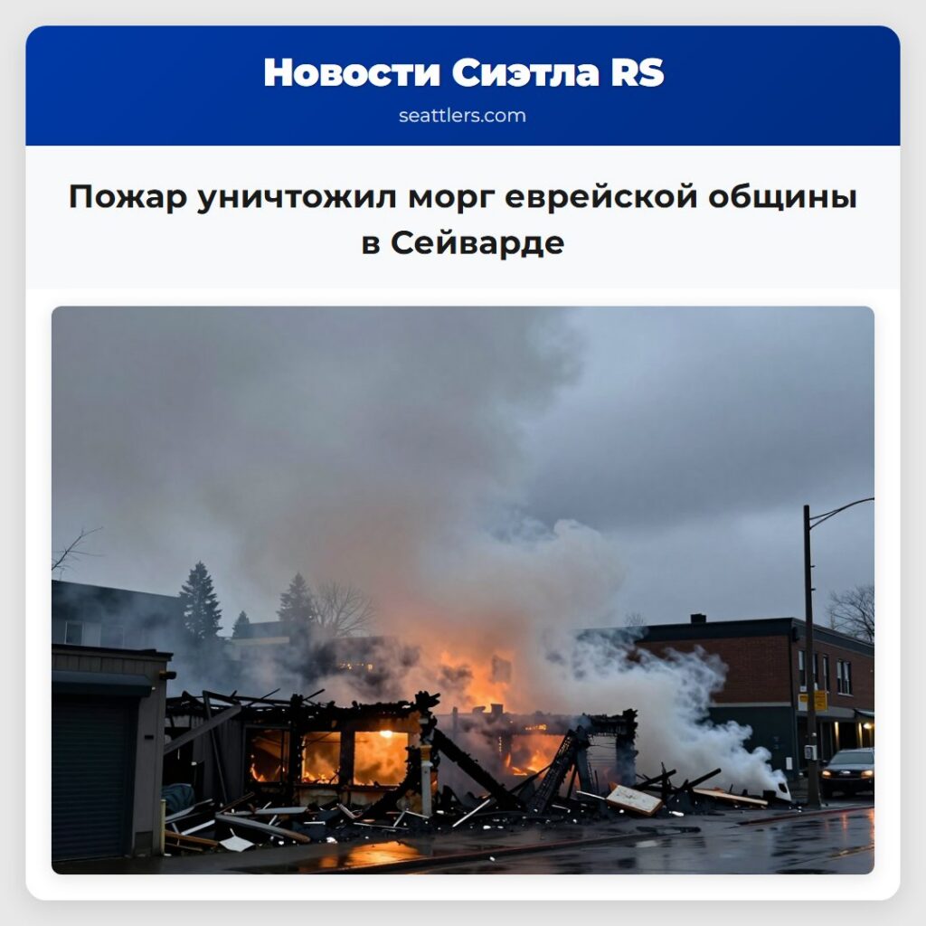 Пожар уничтожил морг еврейской общины в Сейварде