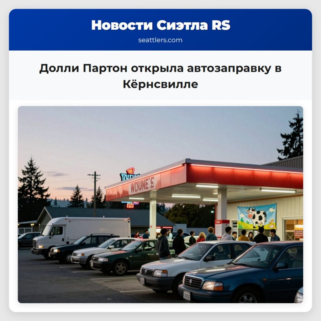 Долли Партон открыла автозаправку в Кёрнсвилле