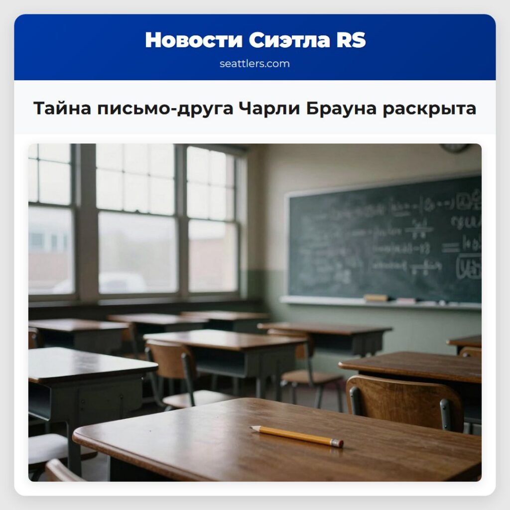 Тайна письмо-друга Чарли Брауна раскрыта
