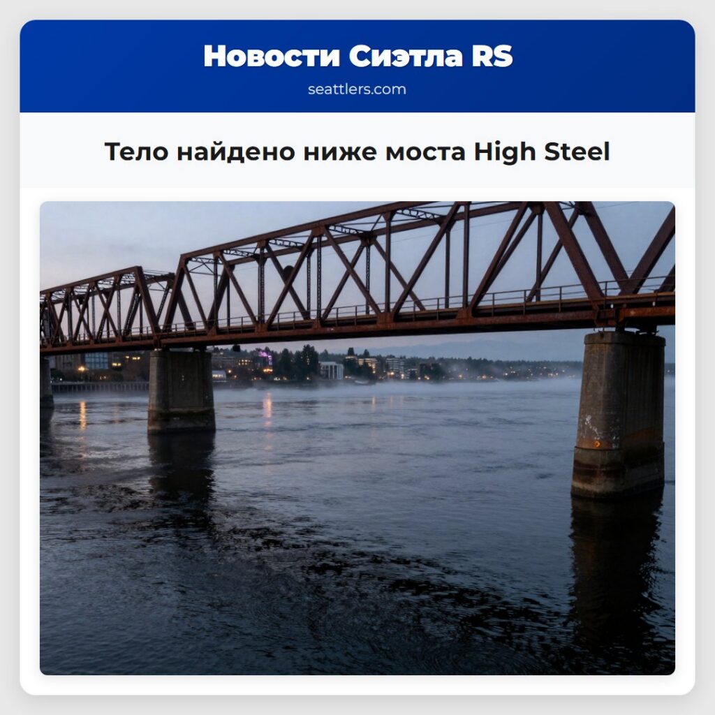 Тело найдено ниже моста High Steel