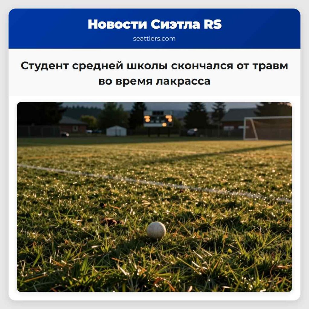 Студент средней школы скончался от травм во время