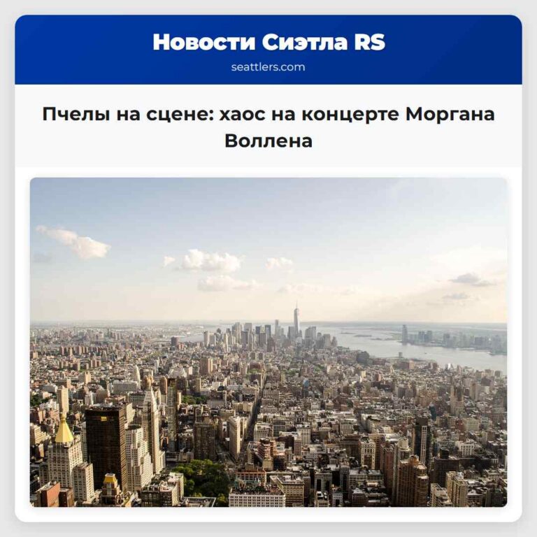Пчелы на сцене хаос на концерте Моргана Воллена