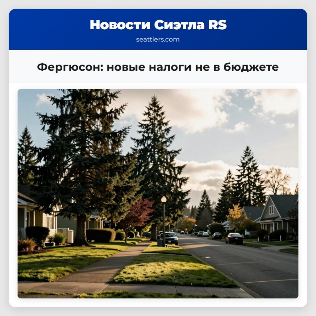 Фергюсон: новые налоги не в бюджете