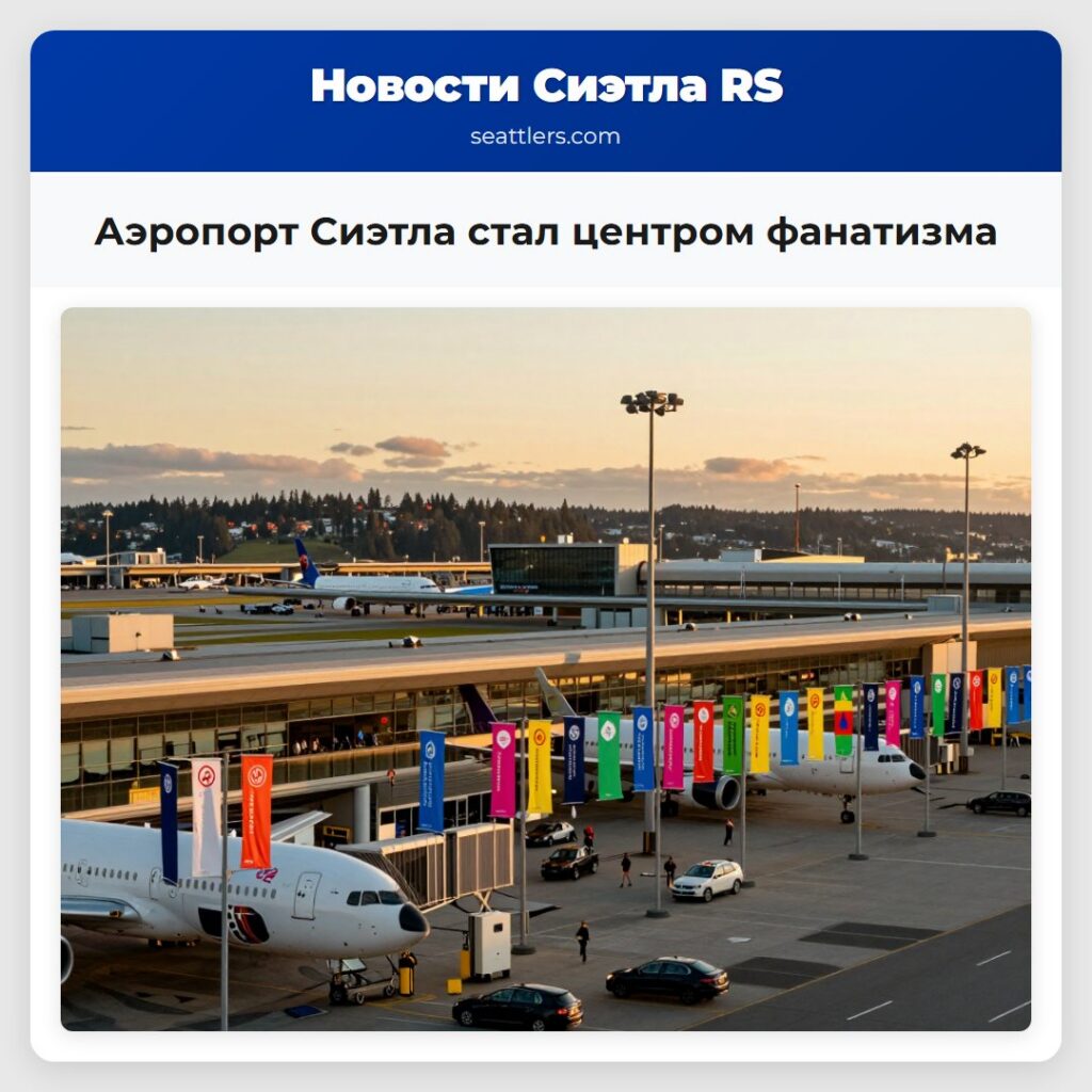 Аэропорт Сиэтла стал центром фанатизма