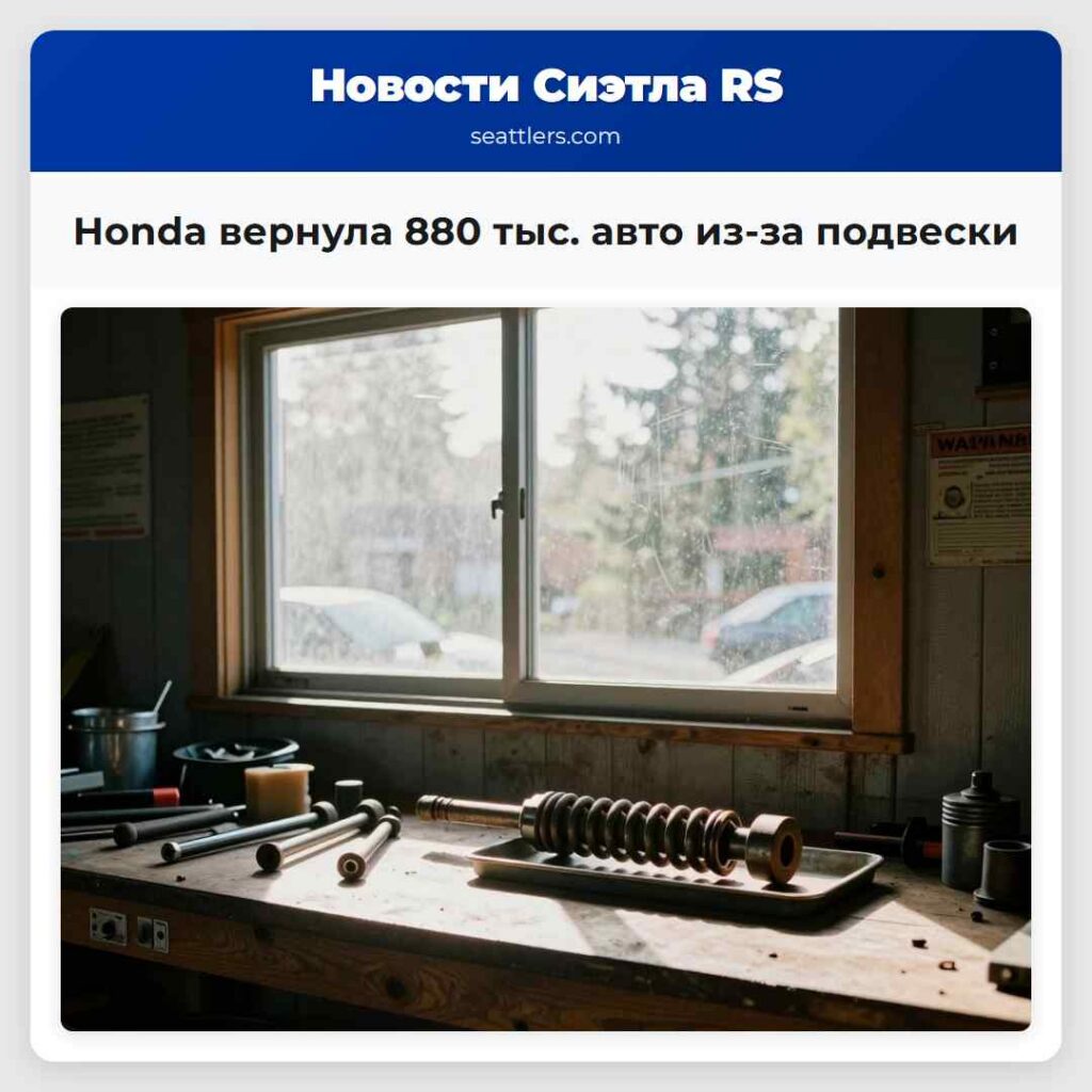 Honda вернула 880 тыс. авто из-за подвески