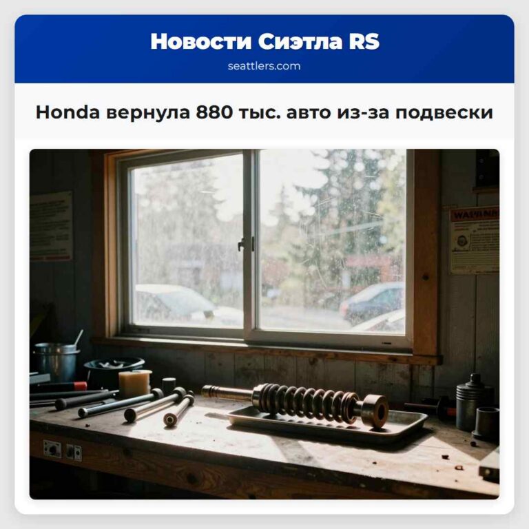 Honda вернула 880 тыс. авто из-за подвески