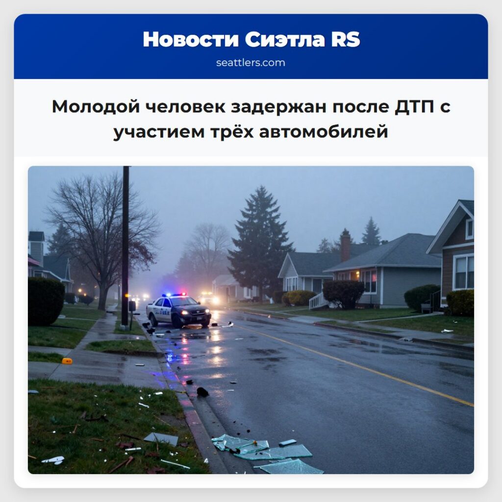 Молодой человек задержан после ДТП с участием