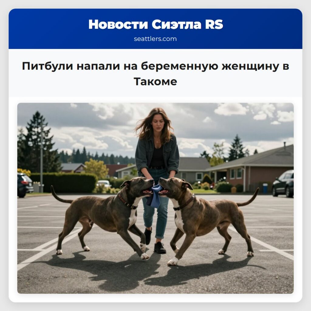 Питбули напали на беременную женщину в Такоме