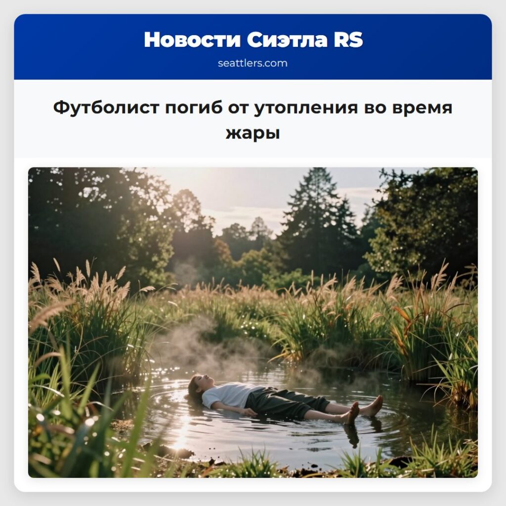 Футболист погиб от утопления во время жары