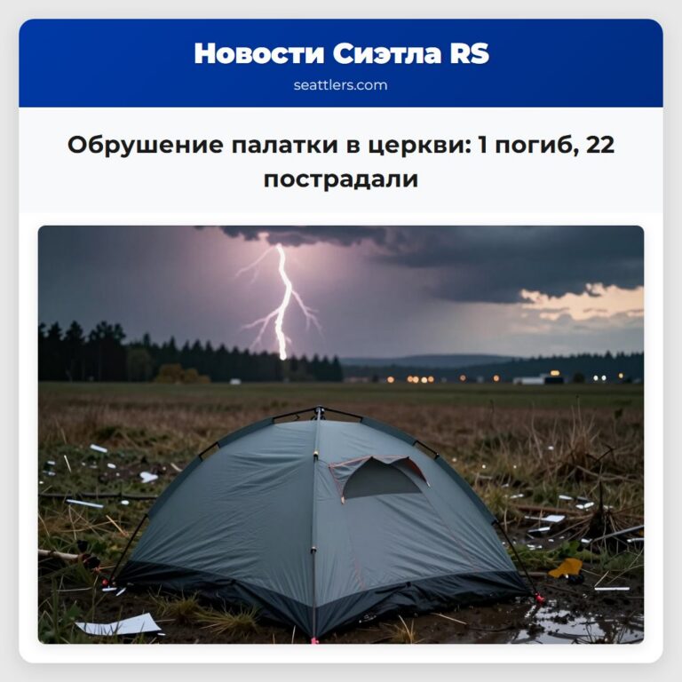 Обрушение палатки в церкви 1 погиб 22 пострадали