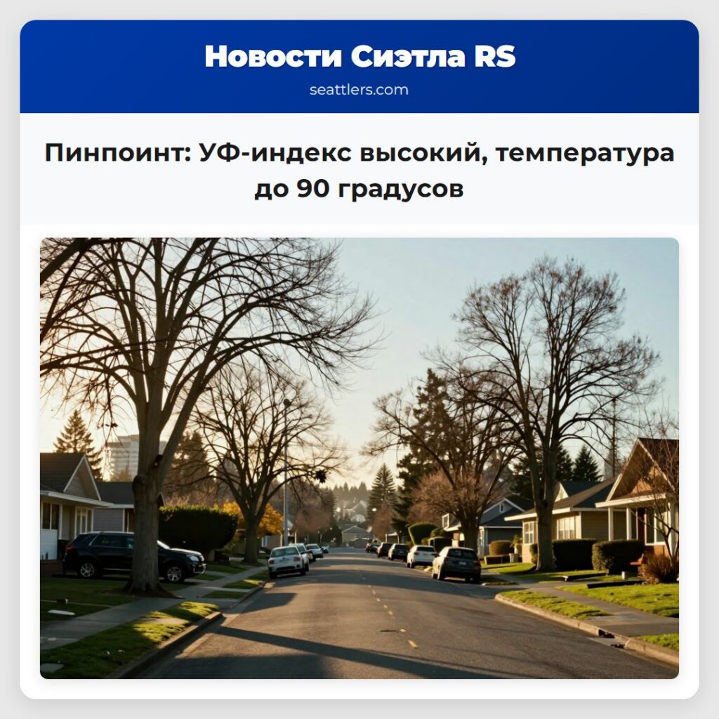 Пинпоинт: УФ-индекс высокий, температура до 90